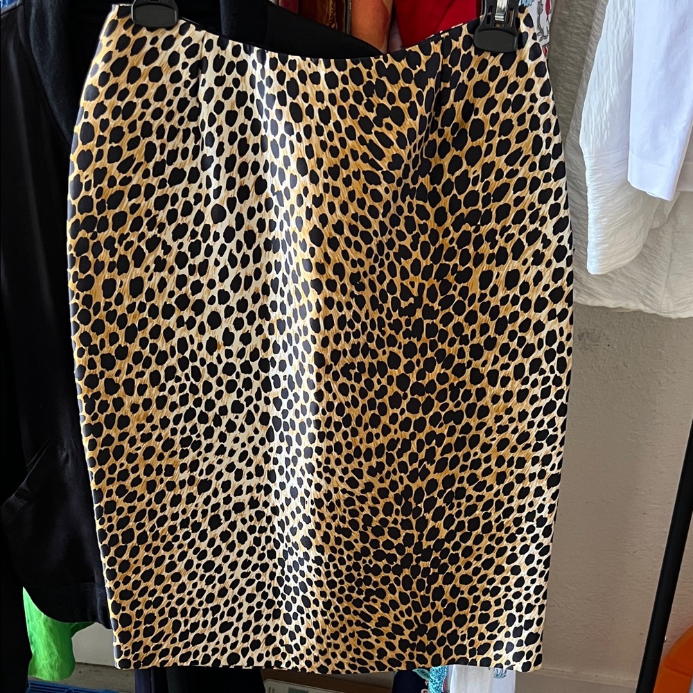 Dolce & Gabbana Animal Print Pencil Skirt